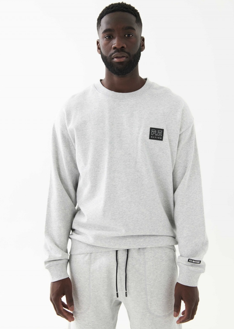 Grey P.E Nation Fortitude Sweat | TUNKWJO-25