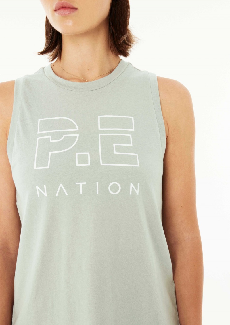 High Rise P.E Nation Shuffle Tank | LHYPGCO-05