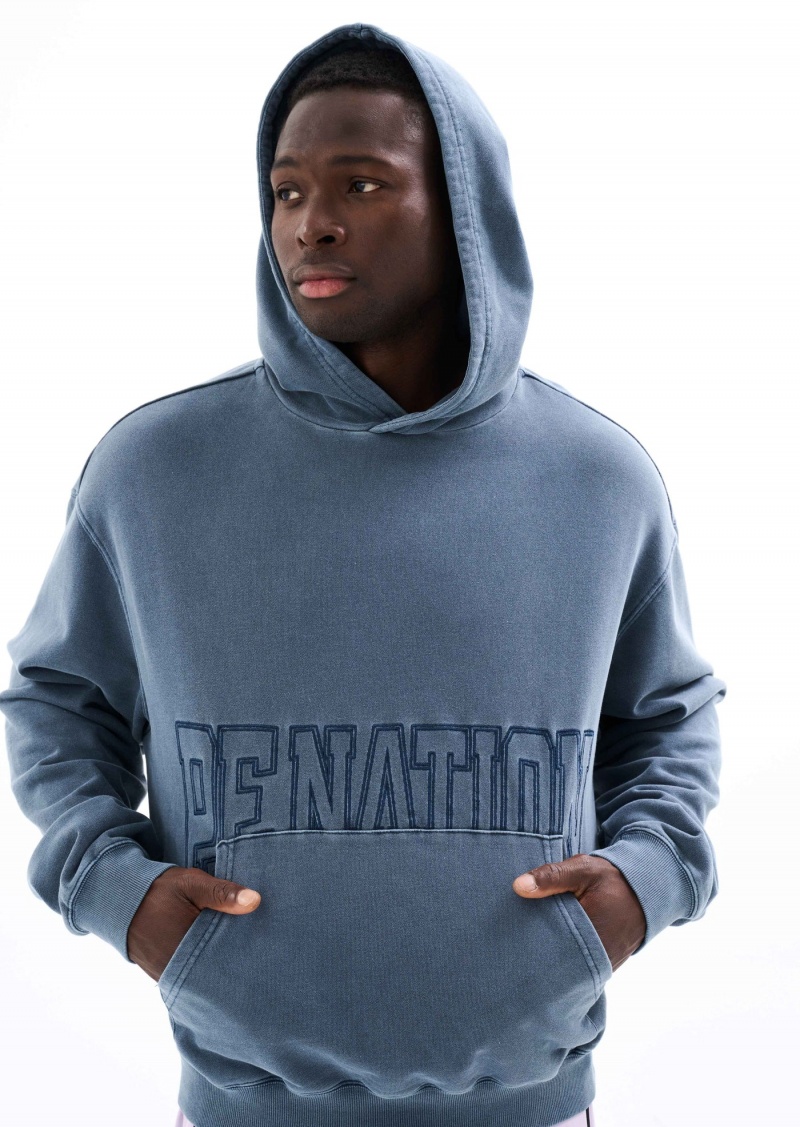 Insignia Blue P.E Nation Downtown Hoodie | VYQIZKC-30