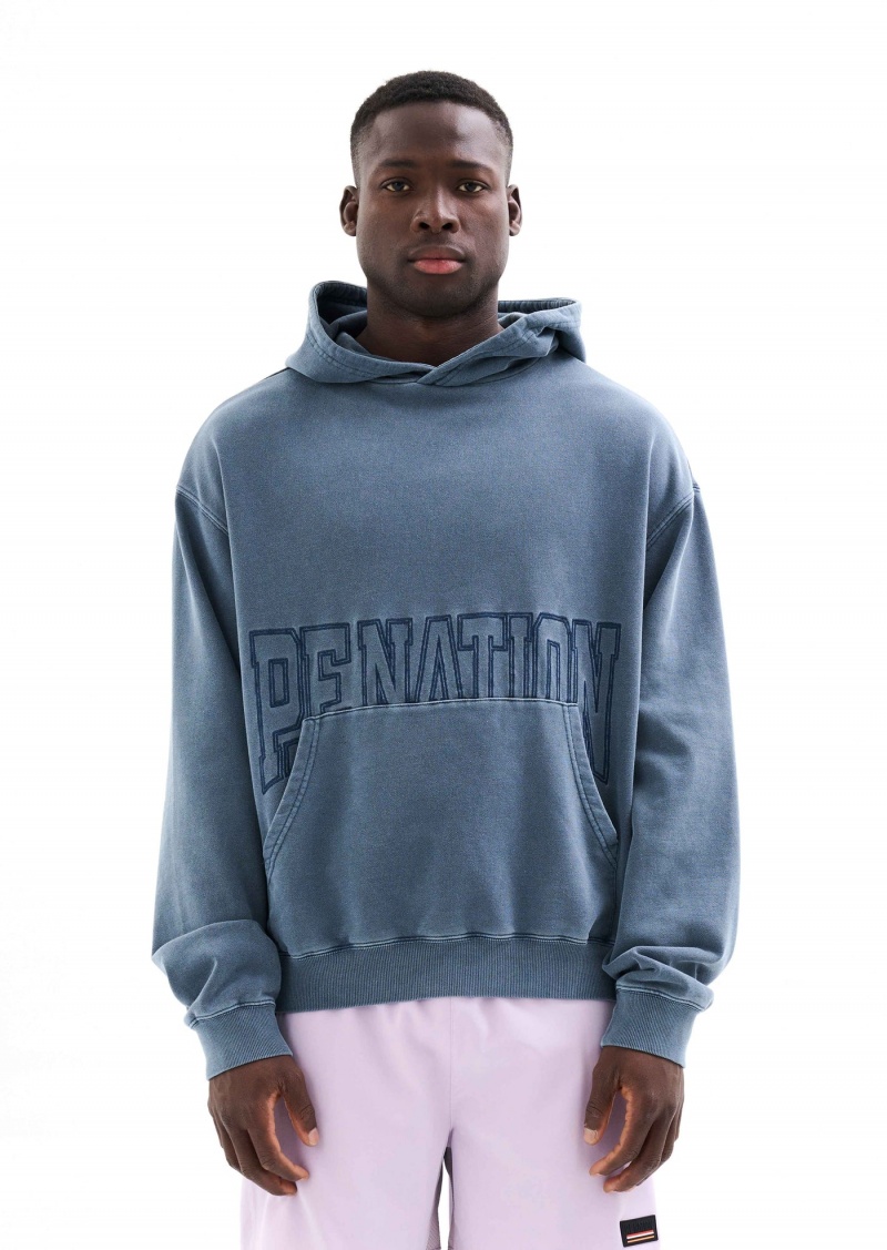 Insignia Blue P.E Nation Downtown Hoodie | VYQIZKC-30