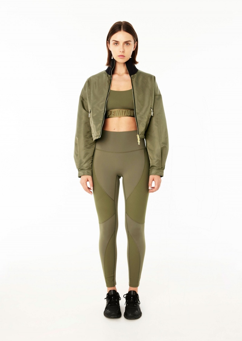 Khaki P.E Nation Overtime Jacket | WQYINJZ-21