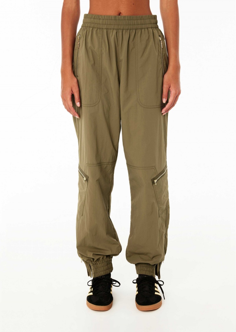 Khaki P.E Nation Pitlane Pant | RLCTESU-96