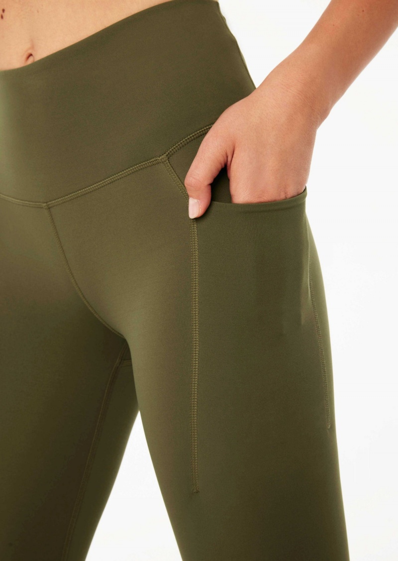 Khaki P.E Nation Recalibrate 7/8 Legging | QKTEOHX-85