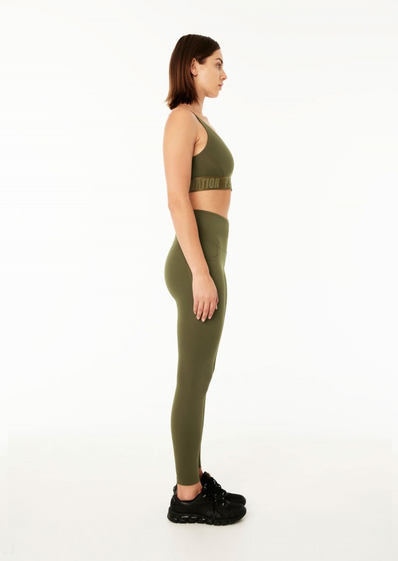 Khaki P.E Nation Recalibrate 7/8 Legging | QKTEOHX-85