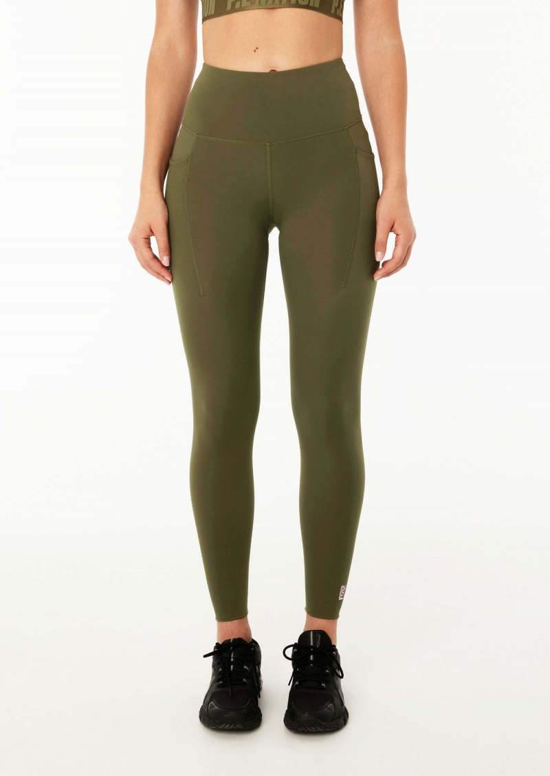 Khaki P.E Nation Recalibrate 7/8 Legging | QKTEOHX-85