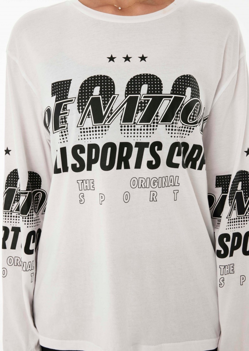 Optic White P.E Nation Contender Ls Tee | OLKSQAX-49