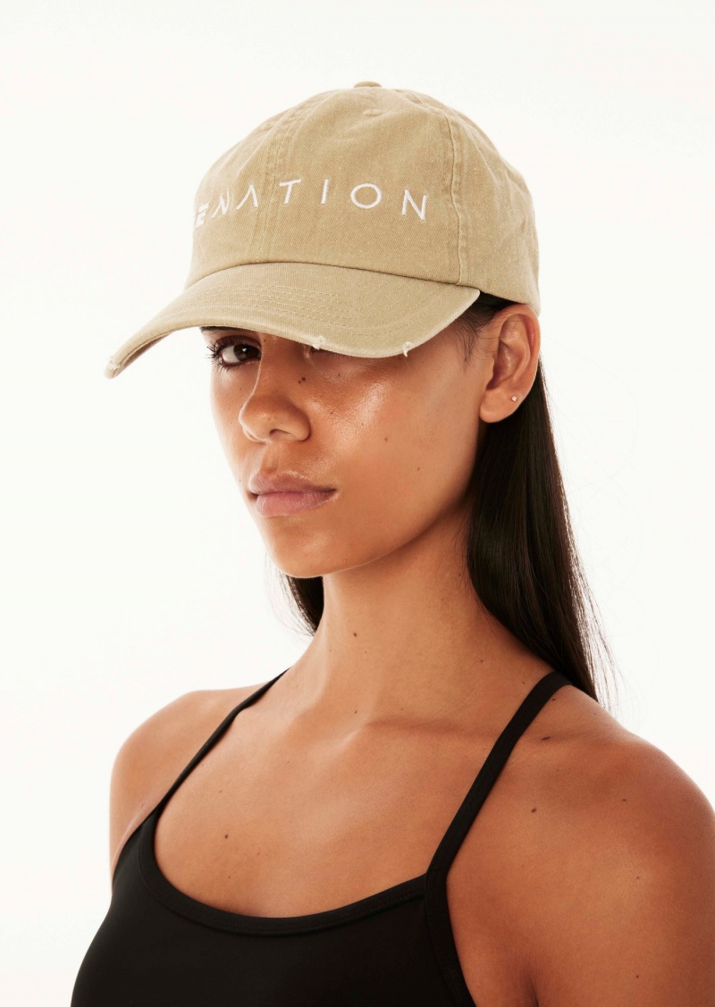 Pale Khaki P.E Nation Immersion Cap | ZPLAGHU-93