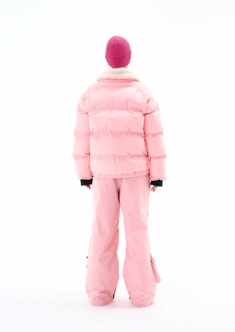 Pastel Pink P.E Nation Saroma Snow Jacket | PDJCNHE-52