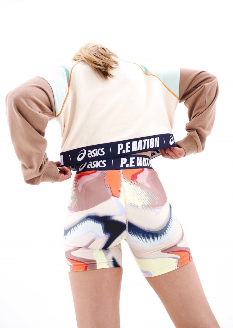 Pearled Ivory P.E Nation Kenko Sweat | KIDOQRH-16