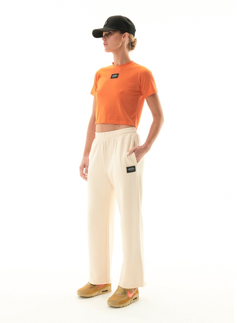 Pearled Ivory P.E Nation Off Duty Trackpant | SKGZTAU-67