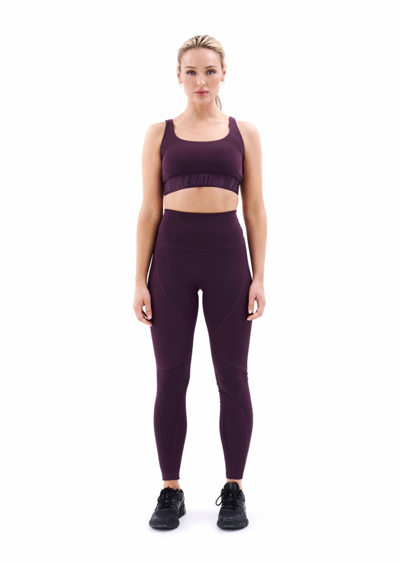 Potent Purple P.E Nation Free Play Legging | ZECIPFQ-07