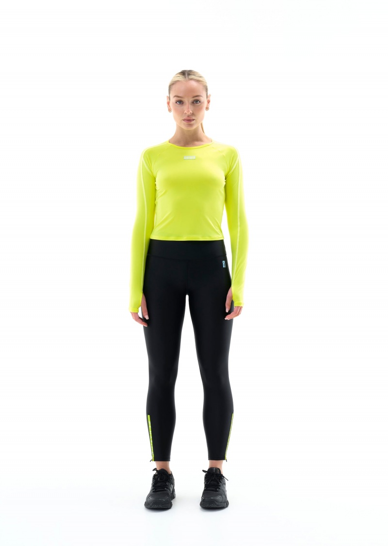 Safety Yellow P.E Nation Steady Run Legging | ALKYOWP-71