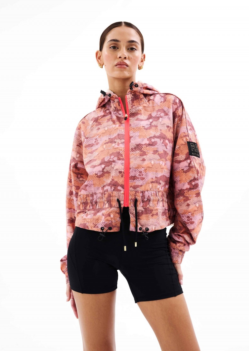 Snake Camo Print P.E Nation Cereus Jacket | IOVCBYZ-38