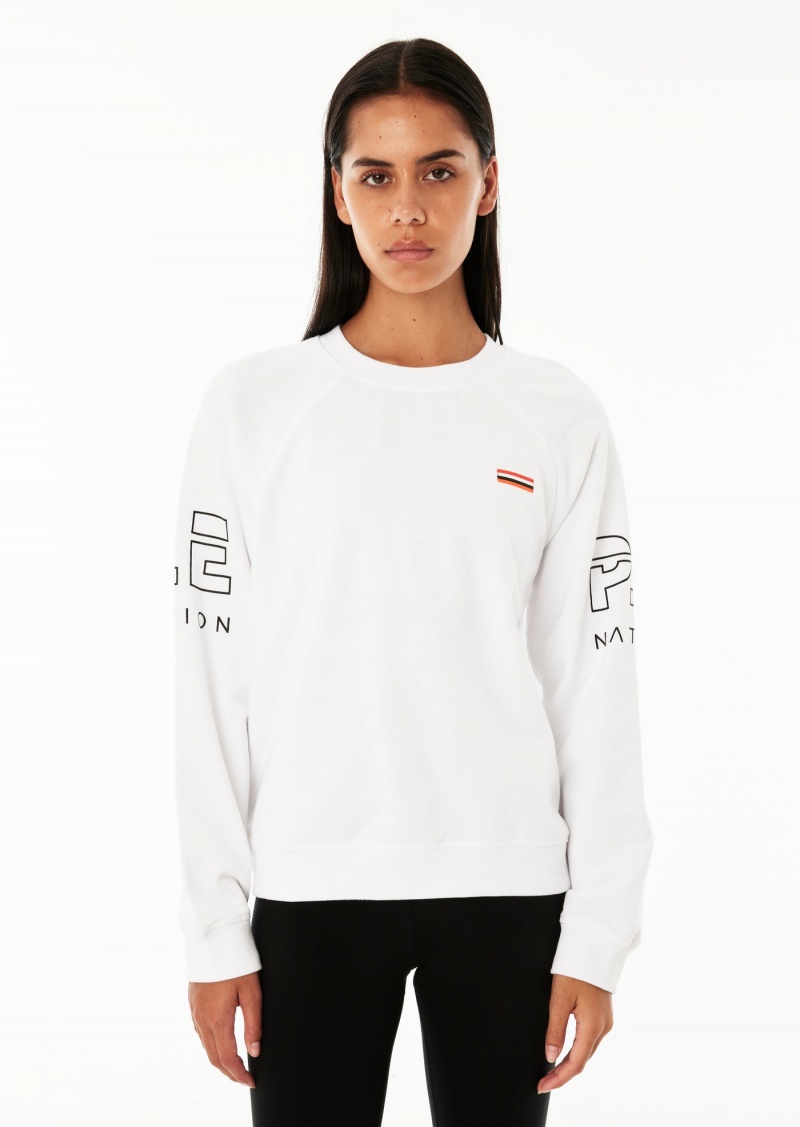 White P.E Nation Moneyball Sweat | VYMTFXQ-78